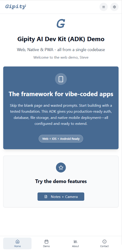 Gipity AI Dev Kit (ADK)